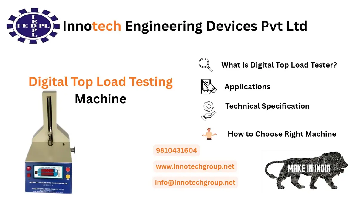 Digital Top Load Testing Machine for Packaging Manufacturers in India